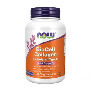 BioCell Collagen® Hydrolyzed Type II - 100 Cápsulas Vegetais - Now