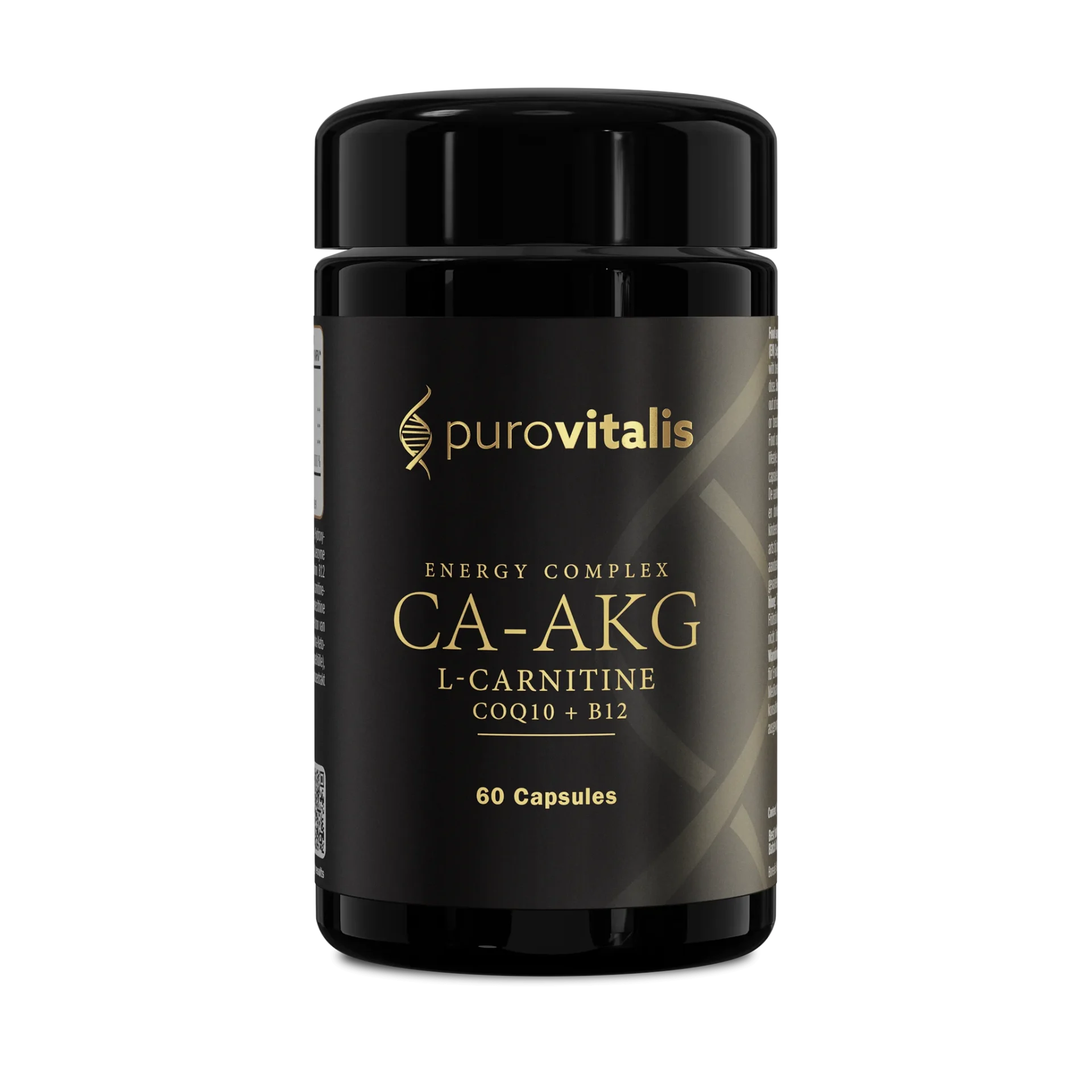 Cálcio AKG - 60 cápsulas – Purovitalis