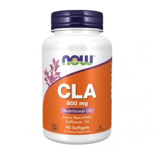 Cla (ácido linoleico conjugado) 800mg - 60 Cápsulas Moles - Now