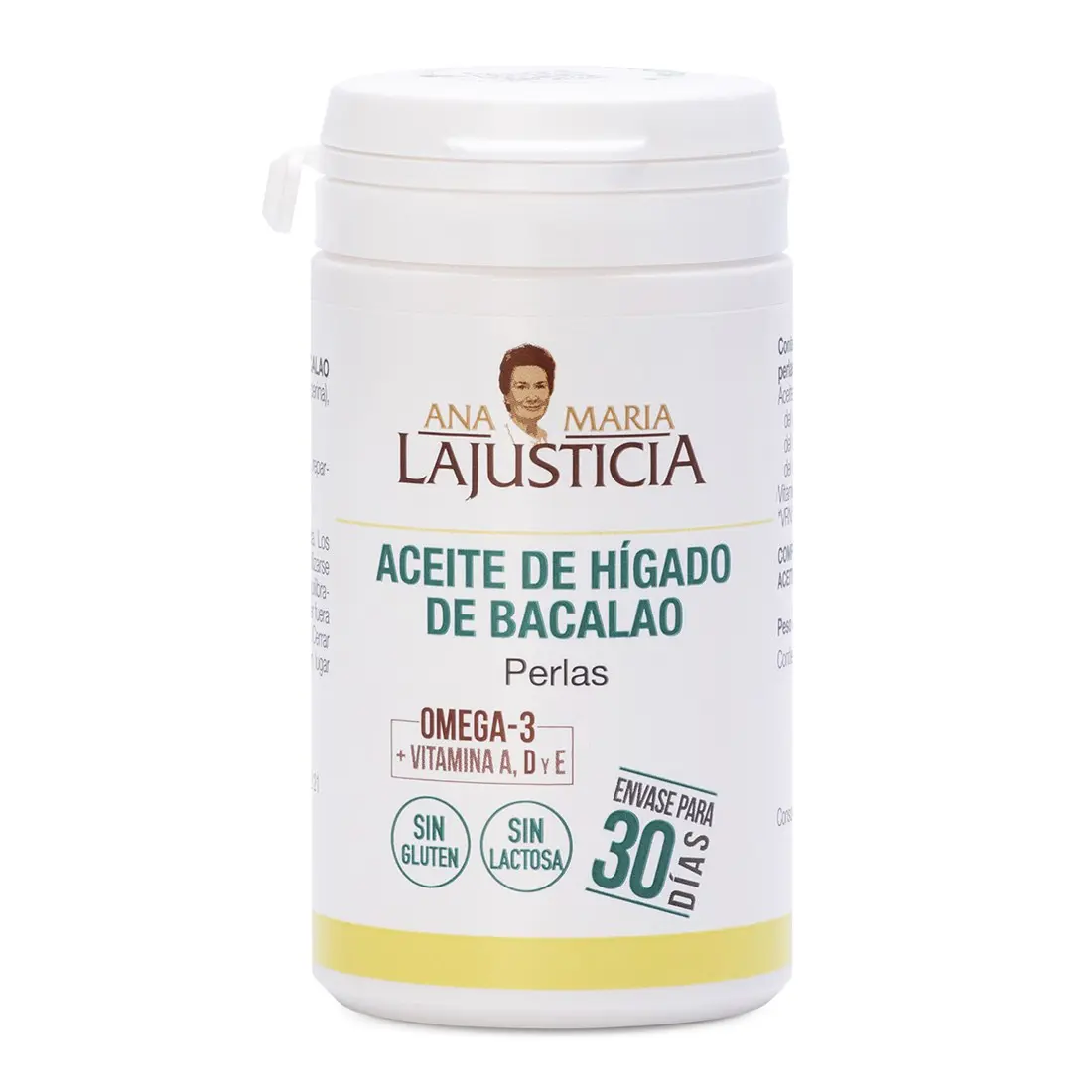 Aceite de Hígado de Bacalao 90 Perlas - Ana Maria LaJusticia