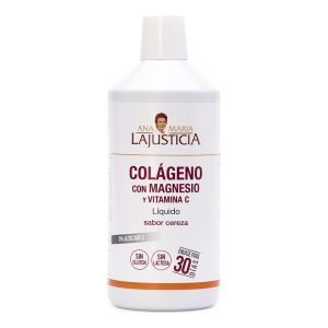 Colágeno con Magnesio + Vitamina C - 1 Litro Sabor Cereza - Ana Maria Lajusticia