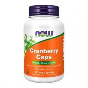 Cranberry Concentrate + Vitamina C - 100 Cápsulas Vegetais - Now