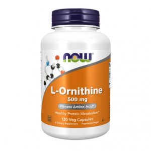 L-Ornitina (l-ornithine) - 120 Cápsulas Vegetais - Now