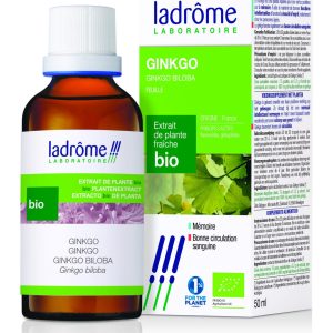 Ginkgo Bio - Extrato Hidroalcoólico 50ml - Ladrôme