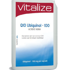 Q10 Ubiquinol 100 mg - 120 Cápsulas - Vitalize