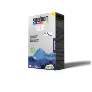 Superboom Shilajit Vegano 60 cápsulas - Farmoplex