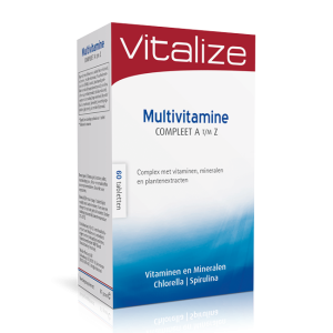 Multivitamínico Completo A-Z - 60 Comprimidos - Vitalize