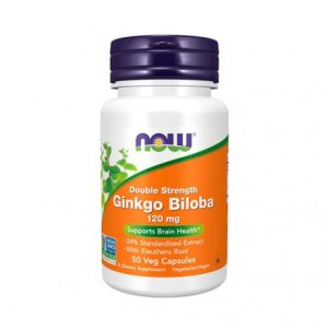 Ginkgo Biloba Double Strength 120 mg – 50 Cápsulas – Now