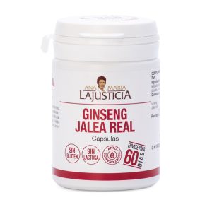 Ginseng + Geleia Real com Vitamina C - 60 Cápsulas - Ana Maria Lajusticia