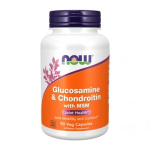 Glucosamina + Condroitina + MSM  90 Cápsulas - Now