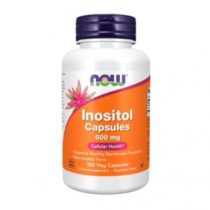 Inositol 500 mg - 100 Cápsulas - Now
