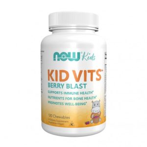 Kid Vits Berry Blast - 120 Comprimidos Mastigáveis - Now