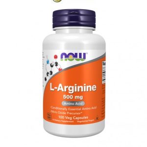 L-Arginine 500 mg - 120 Cápsulas - Now
