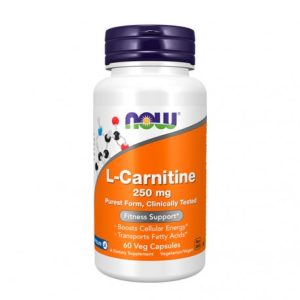L-Carnitine 250 mg - 60 Cápsulas - Now