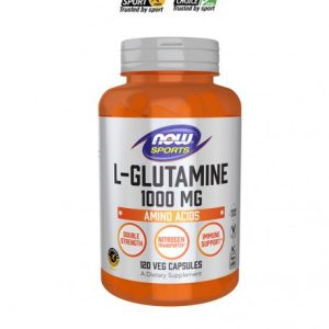 L-Glutamine 1200 mg - 120 Cápsulas Vegetais - Now