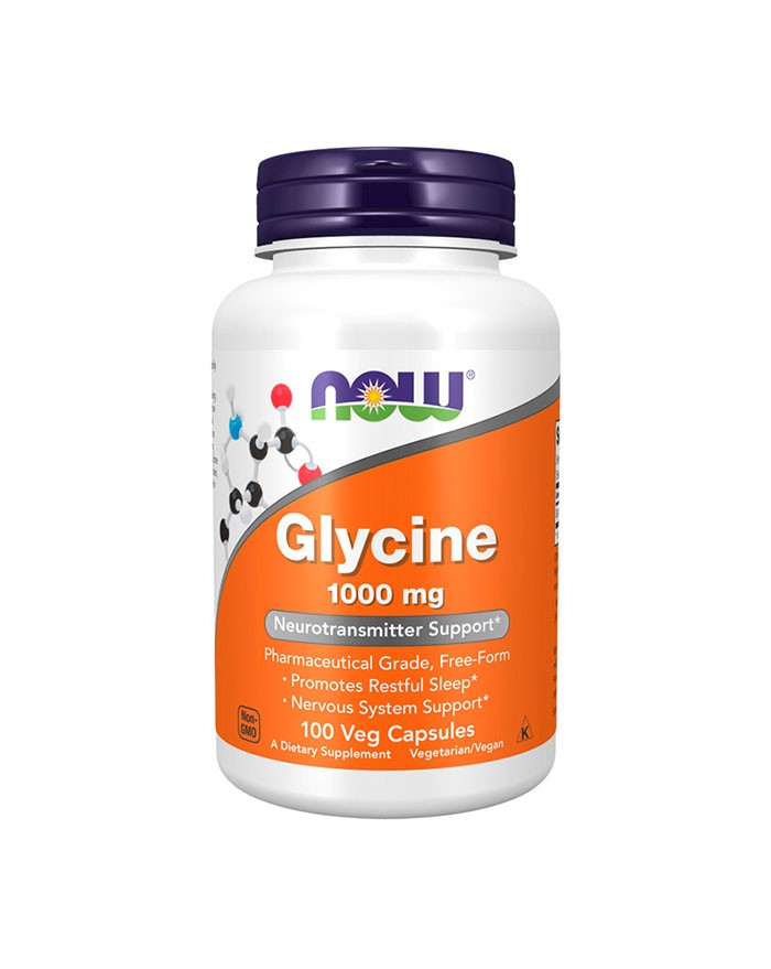Glycine 1000mg - 100 Cápsulas - Now