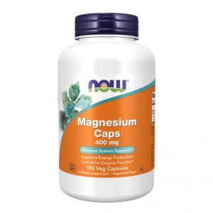Magnésio 400 mg 180 cápsulas - Now