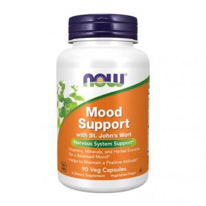 Mood Support With St Johns Wort 450 mg 90 cápsulas vegetais - Now