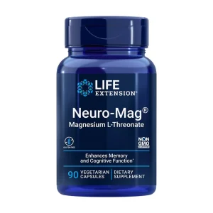 Neuro-Mag Magnésio Treonato 90 Cápsulas - Life Extension
