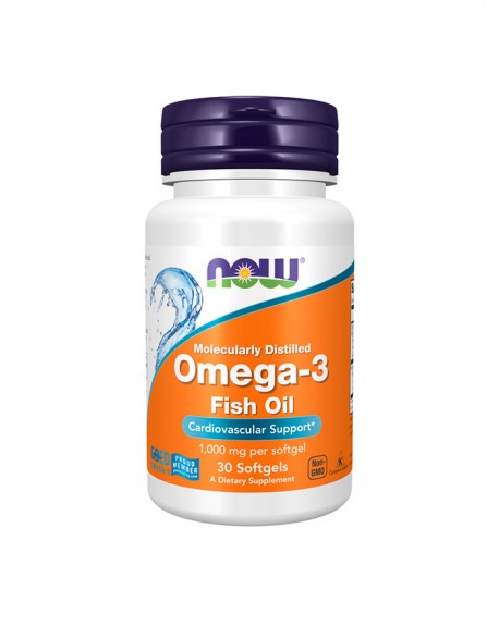 Omega-3 1000 mg 30 cápsulas - Now