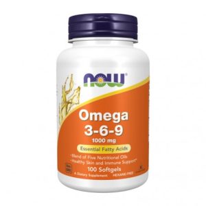 Omega 3-6-9 1000 mg 100 cápsulas vegetais - Now