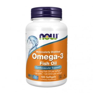 Omega 3 - Omega 3 Choles Free 100 - 1000 mg 100 cápsulas - Now