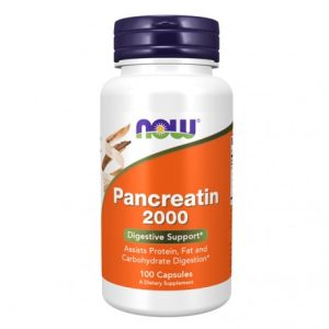 Pancreatin 2000 - 100 Cápsulas - Now
