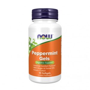 Peppermint gels - 90 Cápsulas Vegetais - Now