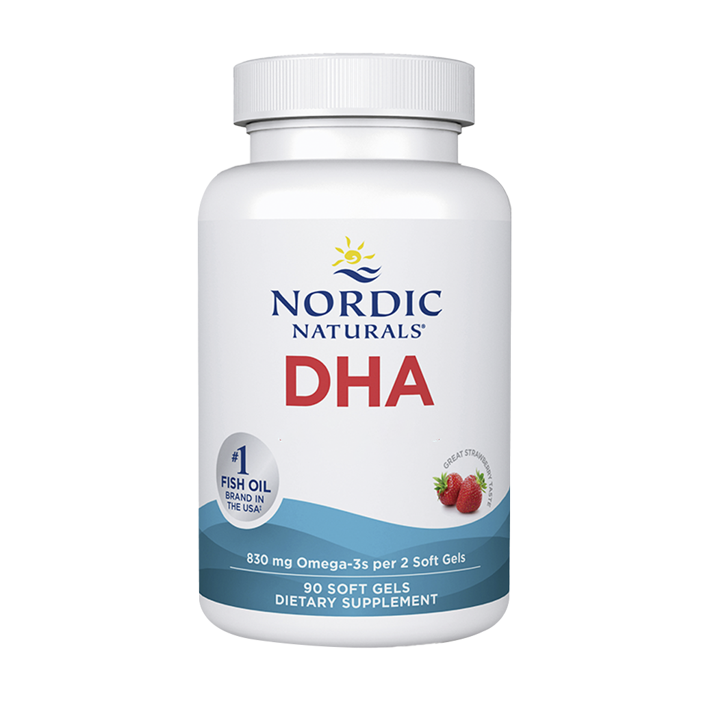 DHA - 830mg Strawberry - 90 Cápsulas Moles - Nordic Naturals