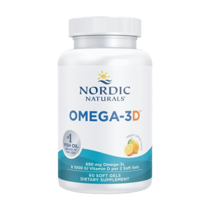 Omega-3D - 690mg Lemon - 60 Cápsulas Moles - Nordic Naturals