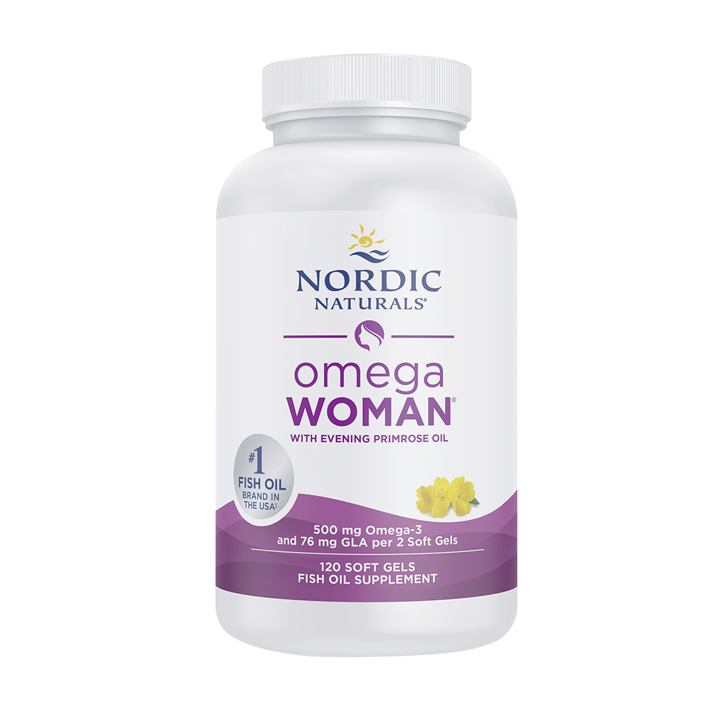 Omega Woman, 500mg - 120 Cápsulas Moles - Nordic Naturals