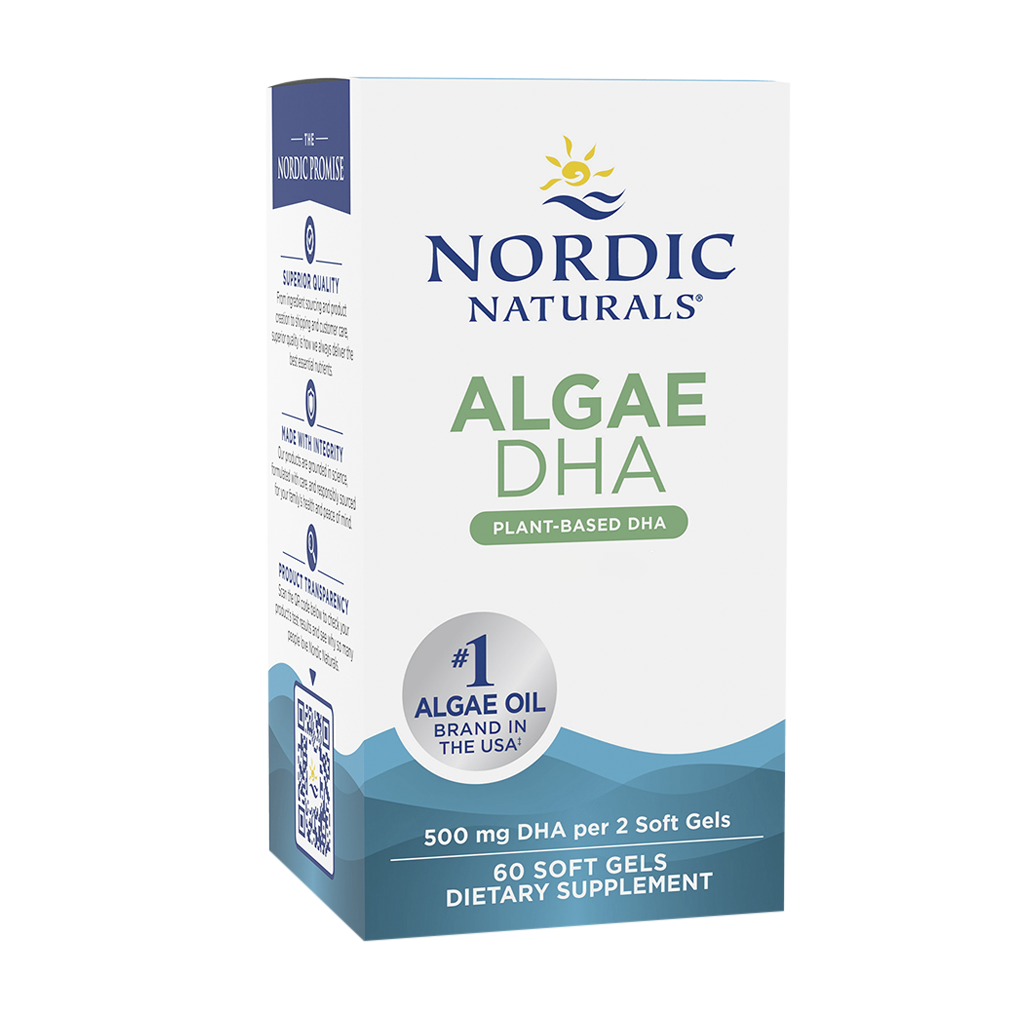 Algae DHA 500mg - 60 Cápsulas Moles - Nordic Naturals
