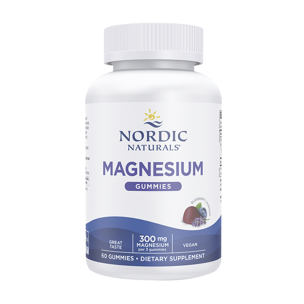 Magnesium Gummies, Blueberry Lavender - 60 gummies – Nordic Naturals