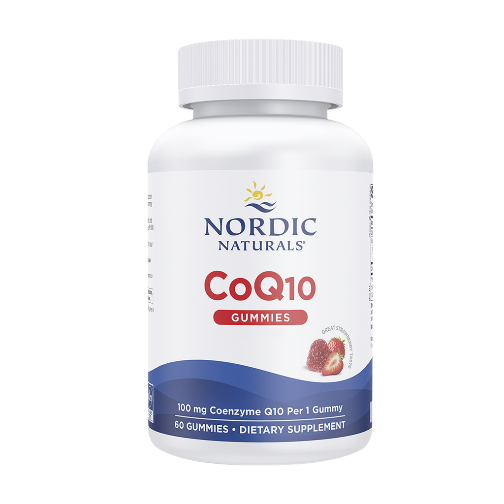 CoQ10 Gummies, 100mg Strawberry - 60 gummies – Nordic Naturals