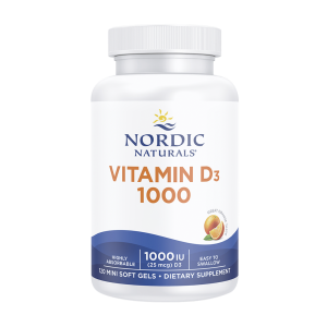 Vitamin D3, 1000 IU Orange - 120 Cápsulas Moles - Nordic Naturals