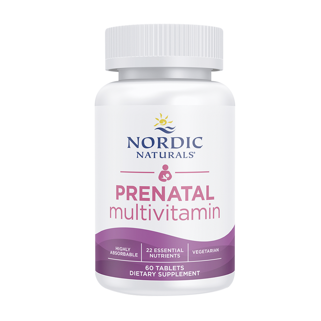 Prenatal Multivitamin - 60 tablets  - Nordic Naturals