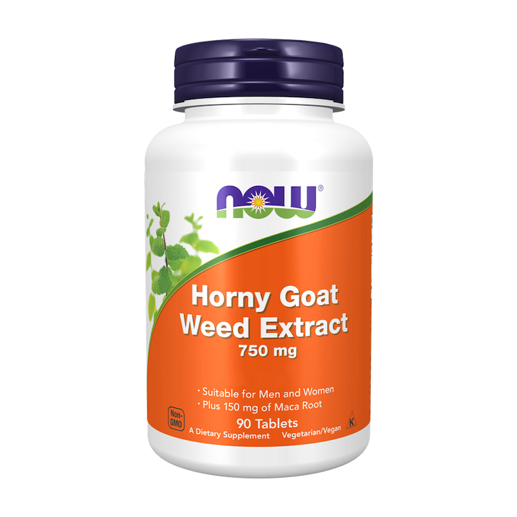 Horny Goat Weed Extract 750 mg 90 comprimidos - Now