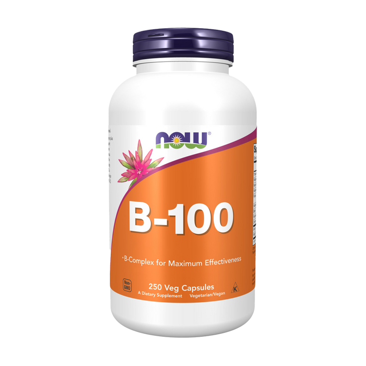 Vitamina B-100 - 100 Cápsulas - Now