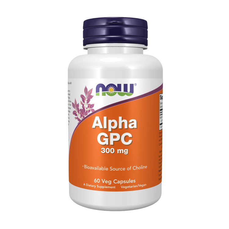 Alpha GPC 300 mg - 60 Cápsulas - Now