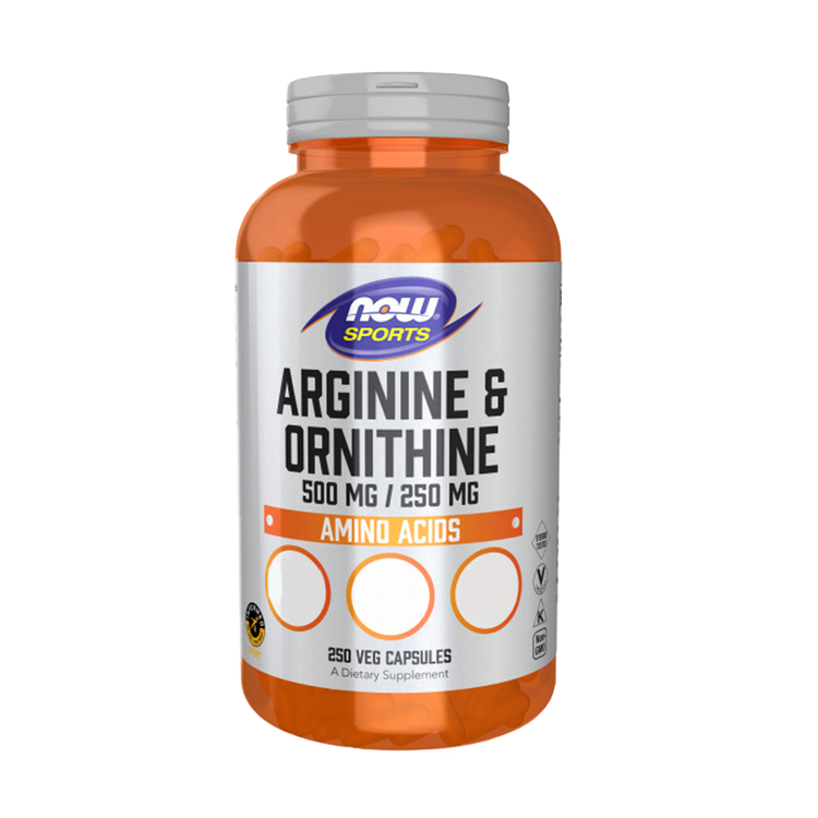 Arginine + Ornithine - 250 cápsulas - Now