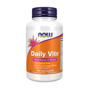 Daily Vits - Vitaminas + Minerais - 120 Cápsulas - Now