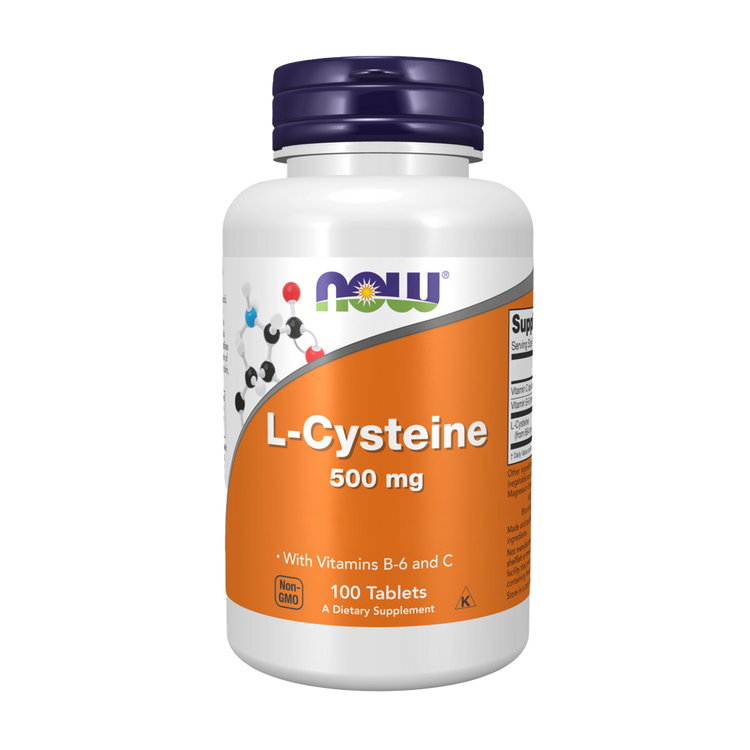 L-Cysteine 500mg 100 Comprimidos - NOW