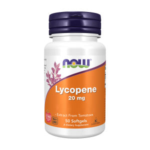 Licopeno 20 mg Extrato Natural de Tomate - 60 Cápsulas - Now