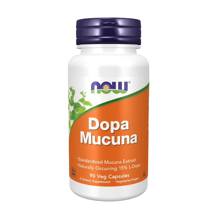 Dopa Mucuna 15% - 90 Cápsulas - Now