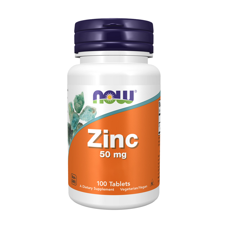 Zinc Gluconate 50mg - 100 comprimidos - Now