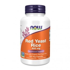 Red Yeast Rice 600 mg - 120 Cápsulas Vegetais - Now