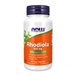 Rhodiola 500 mg - 60 Cápsulas Vegetais - Now