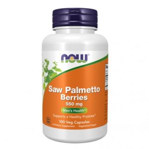 Saw Palmetto Berries 550mg - 100 Cápsulas Vegetais - Now