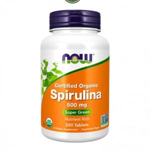 Spirulina 500mg - 200 Comprimidos - Now