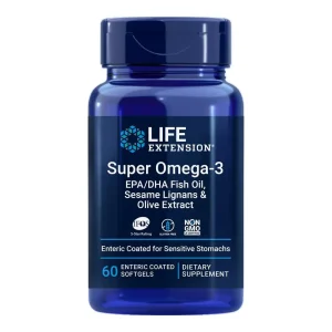 Super Omega-3 1000mg EPA/DHA 60 Cápsulas – Life Extension